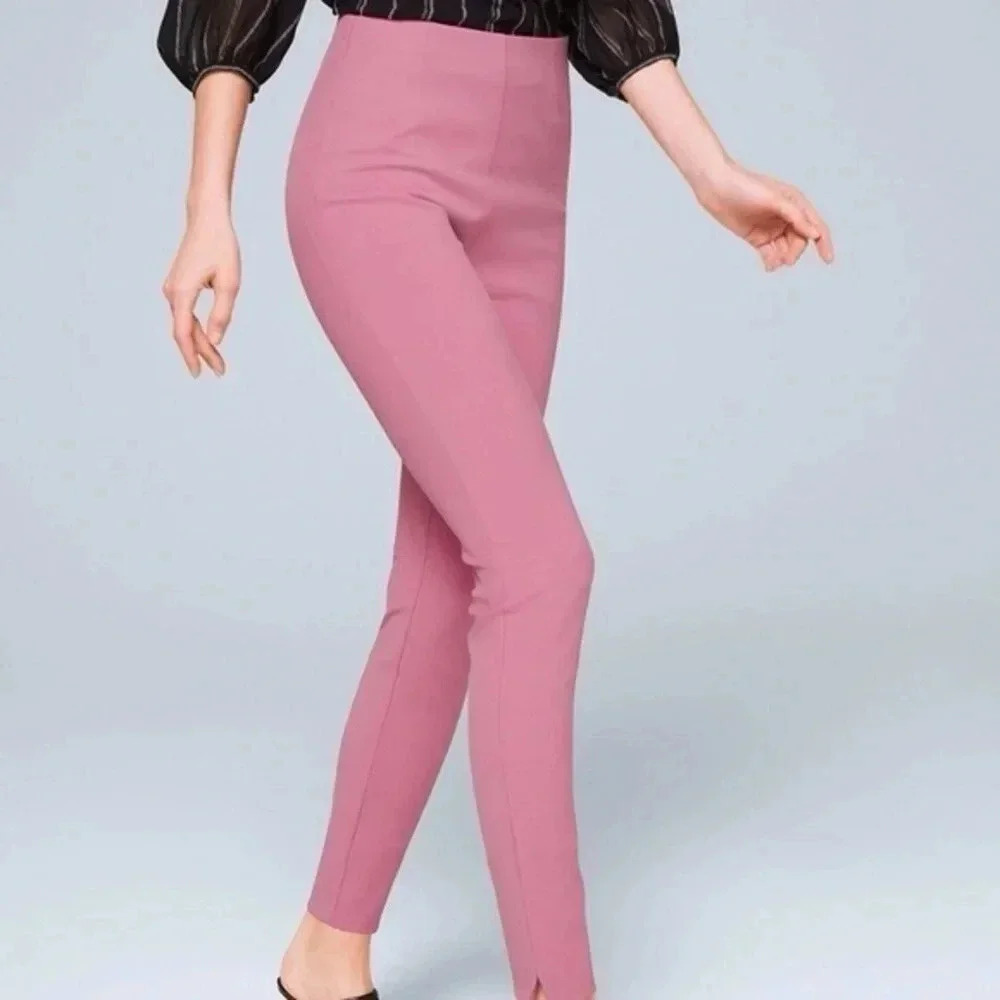 White House Black Market The Skinny Pant - Size 10L in Mineral Pink